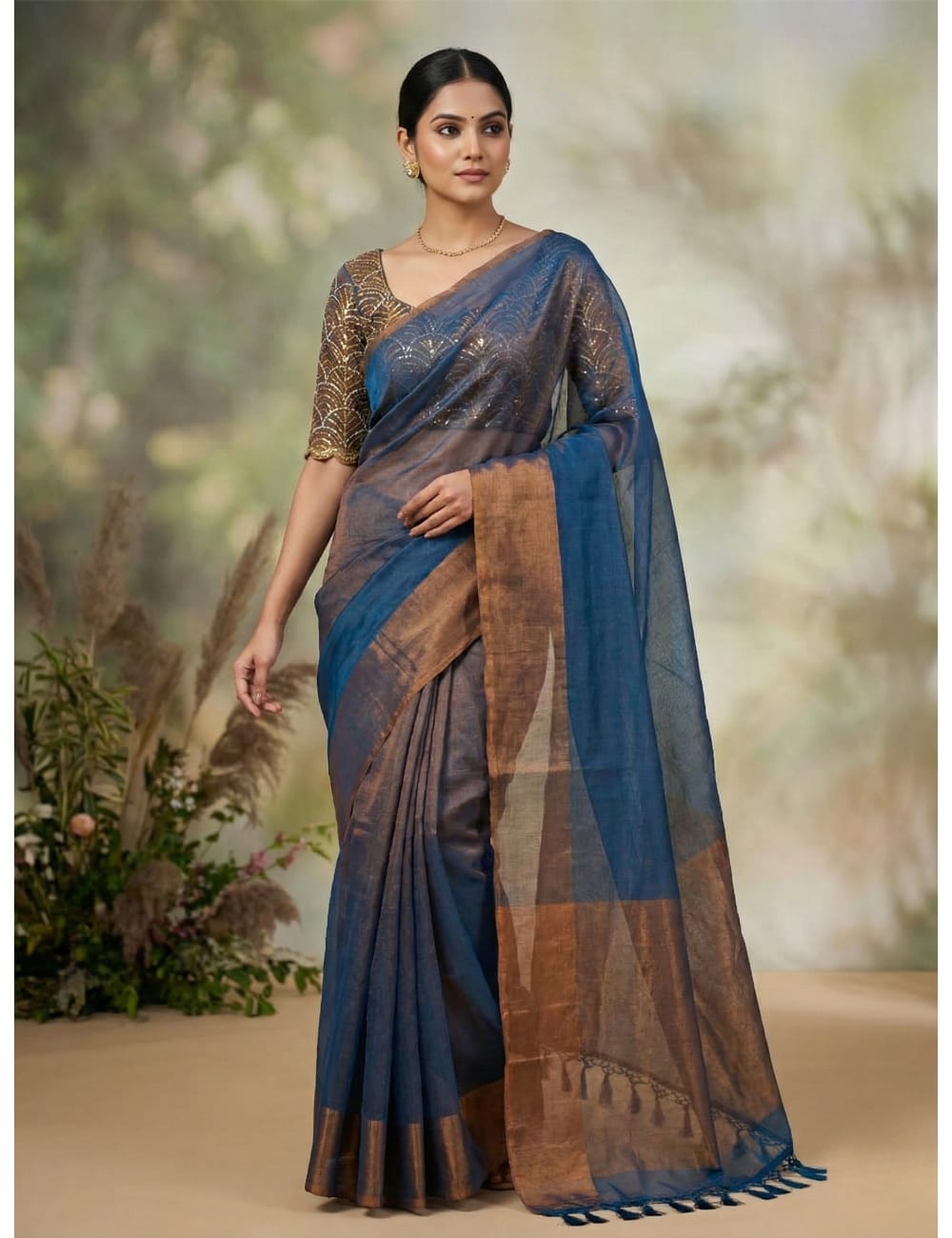 Space Silk with Work Blouse