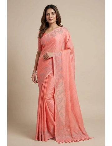 Marble stone party saree