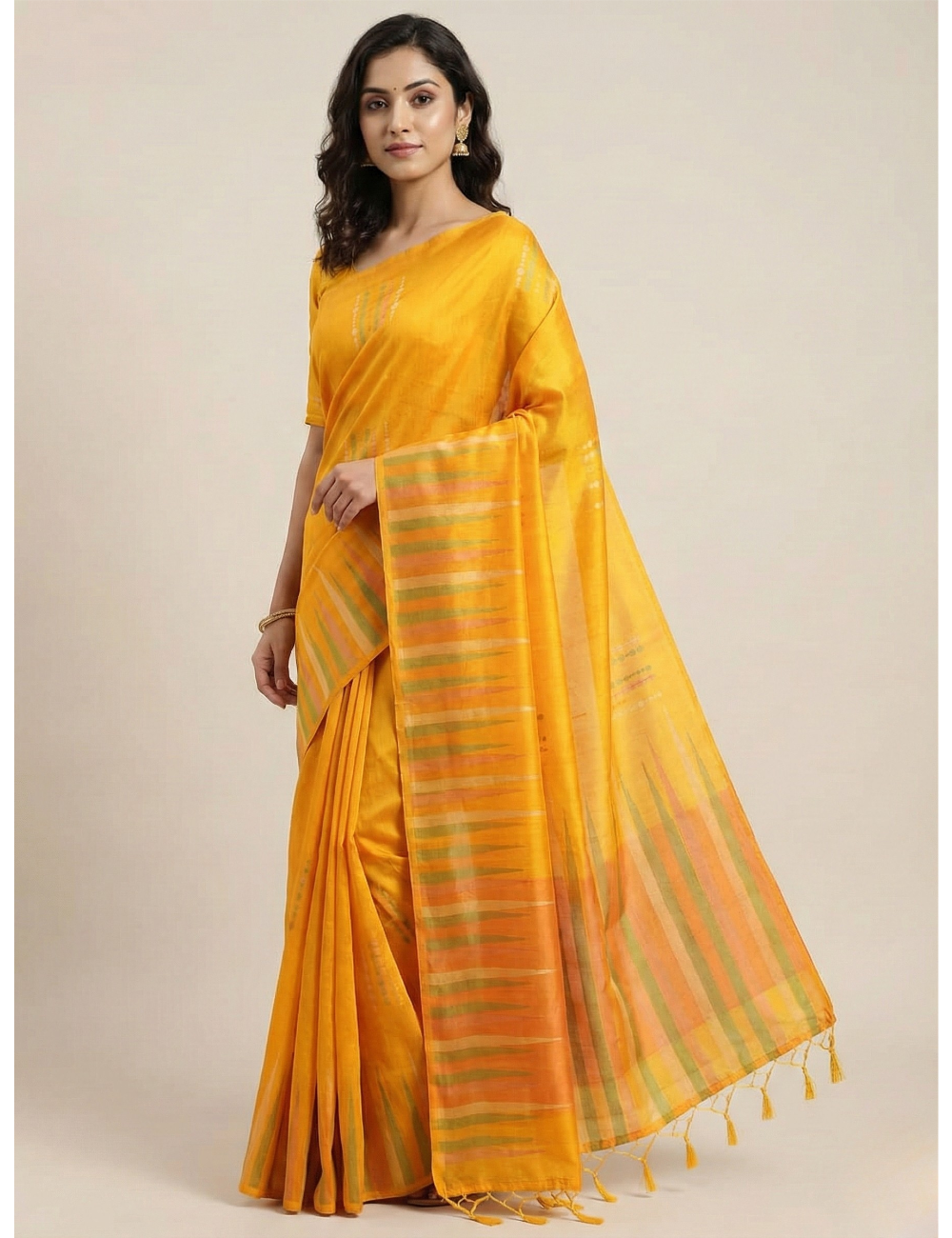 Soft Tower Pattern Fancy saree